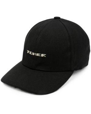 Rick Owens Logo-Embroidered Baseball Cap - Black