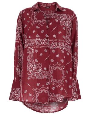 VENUJA Bandana-Print Shirt - Red