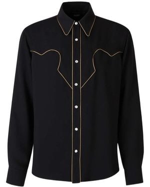 Amiri Am426Sh014100%Polyester 0002Black