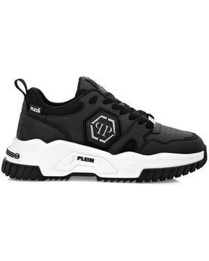 Philipp Plein Predator Chunky-Sole Trainers - Black