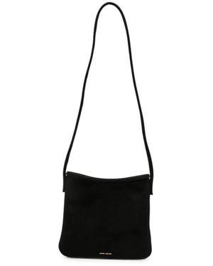 MANU Atelier Fidèle Suede Shoulder Bag - Black
