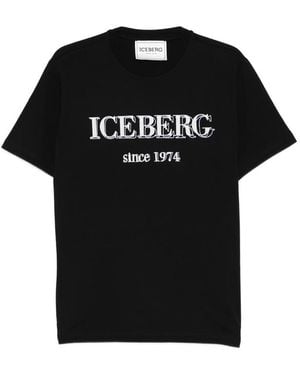 Iceberg Logo T-Shirt - Black