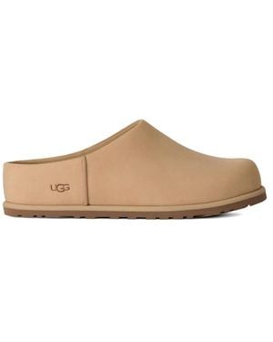 UGG Otzo Clog Leather Slippers - Brown