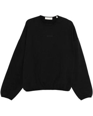 Fear Of God Logo-Print Sweatshirt - Black
