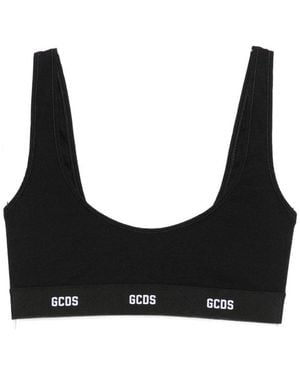 Gcds Cropped Bralette - Black