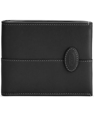 Tod's Leather Wallet - Black
