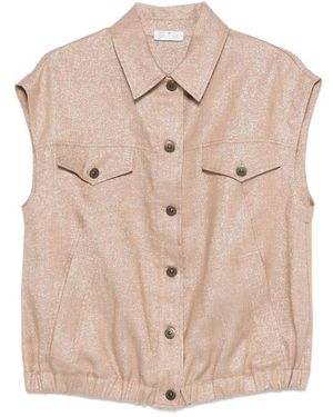 Panicale Pocket Button Jacket - Natural
