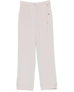 Herno Wide Trousers - White