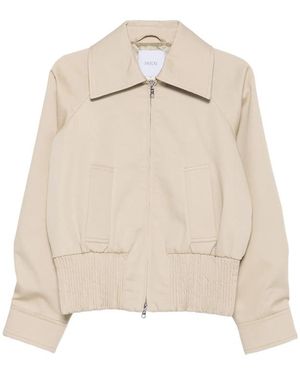Patou Zip-Fastening Pointed-Collar Jacket - Natural