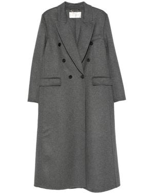 Victoria Beckham Double-Breasted Coats - Grey
