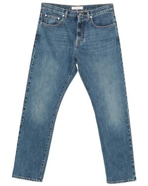 Umit Benan Kevin Faded Straight-Leg Jeans - Blue