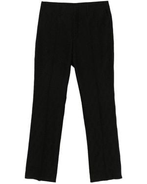 Fendi Ff-Pattern Trousers - Black