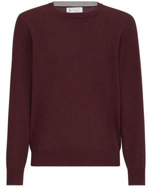 Brunello Cucinelli Cashmere Jumper - Purple