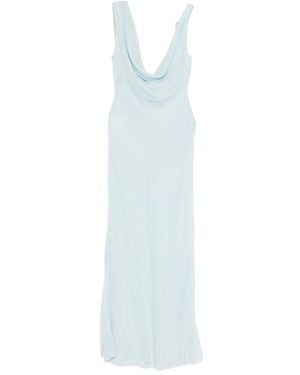ANDAMANE Minerva Cowl Sleeveless Maxi Dress - Blue