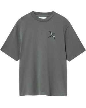 Axel Arigato Micro Bee Bird T-Shirt - Grey