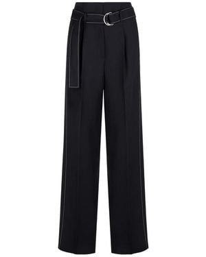 The Seafarer Irony Belted Pants - Black