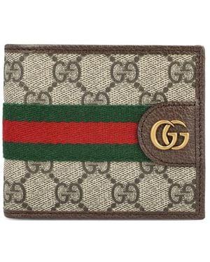 Gucci Ophidia Double G Wallet - Green