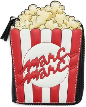 Marc Jacobs Leather Zip Wallet - Red