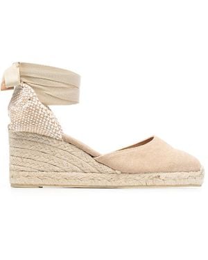 Castañer Carina Wedged Espadrilles - Natural