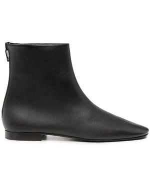 TOTEME Zip-Fastening Ankle Boots - Black