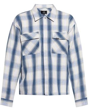 Represent Checked Flannel Shirt - Blue
