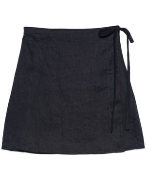 Bondi Born Tie Detail Mini Skirt - Blue