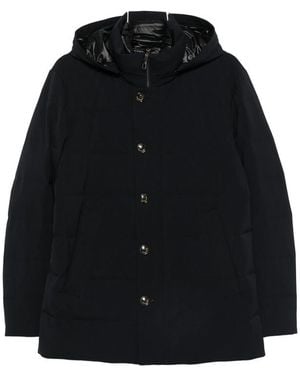 Montecore Hooded Button-Up Jacket - Black