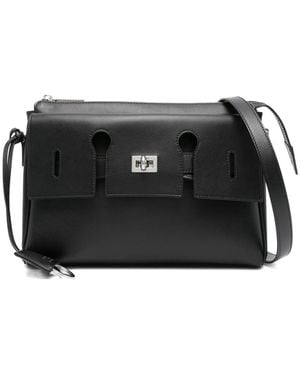 Balenciaga Bel Air Flap Messenger Bag - Black