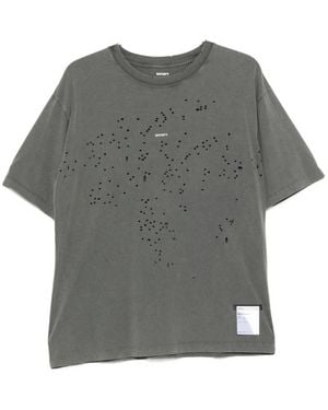 Satisfy Mothtech Distressed T-Shirt - Gray