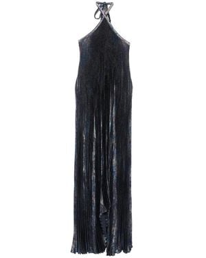L'idée Deesse Pleated Gown - Black