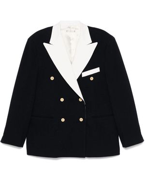 Lardini X Tommy Hilfiger Textured Blazer - Black