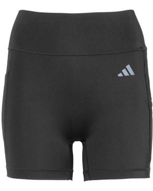 Adidas X Entire Studios X Entire Studios Logo-Print Compression Shorts - Black