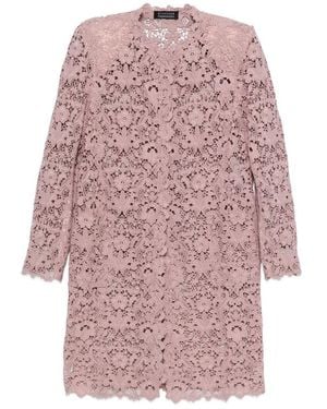 Gianluca Capannolo Charlotte Floral-Lace Coat - Pink