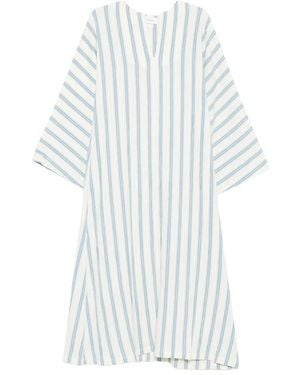 Bondi Born Finn Striped V-Neck Maxi Dress - White
