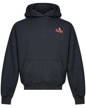 R H U D E © American Spirit Eagle-Print Hoodie - Blue