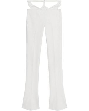 Blumarine Wide Pants - White
