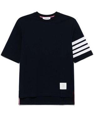 Thom Browne Jersey 4-Bar Short Sleeve T-Shirt - Black
