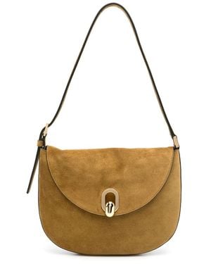 SAVETTE Small Tondo Shoulder Bag - Metallic