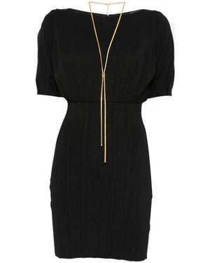 Elisabetta Franchi Dress Viscose-Blend - Black