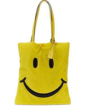 トートバッグ Moschino Shopper In Nappa Smiley Yellow Aeffe_2Farticle_imgs_2FAEF2422