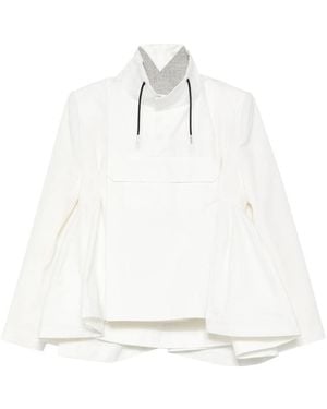 Sacai Long-Sleeves Blazer - White
