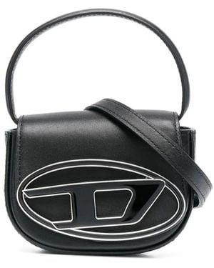 DIESEL 1Dr Xs Leather Crossbody Bag - Black