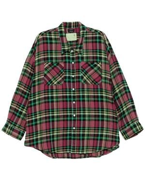 R13 Plaid Pocket Shirt - Green