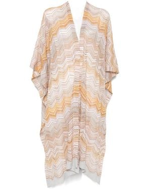Missoni Chevron-Pattern Scarf - Natural