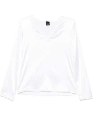 Pinko Satin Blouse - White