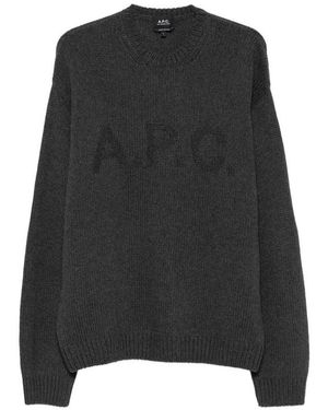 A.P.C. Jumpers & Knitwear - Black