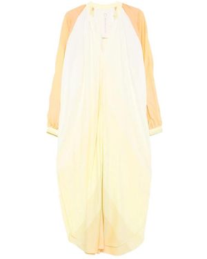 Marrakshi Life V-Neck Long-Sleeve Maxi Dress - Yellow