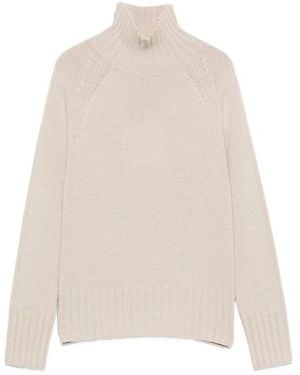 Max Mara 'Max Mara Ribbed-Knit Sweater - Natural