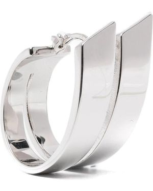 LAG World Arcade Hoop Earring - Metallic
