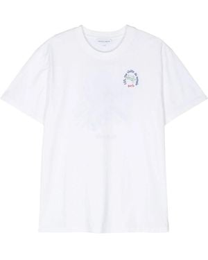 Maison Labiche Vielle Du Temple Organic Cotton T-Shirt - White